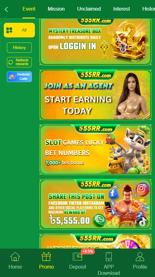 555RR Game Promo